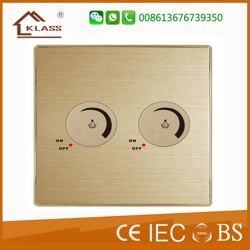 Double light dimmer switch KB3-039